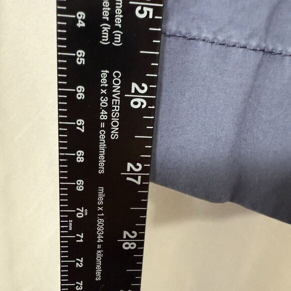 Athleta Cargo Pants Women's 4P Blue Snap Zip Pockets Lightweight Low Rise - Picture 16 of 16